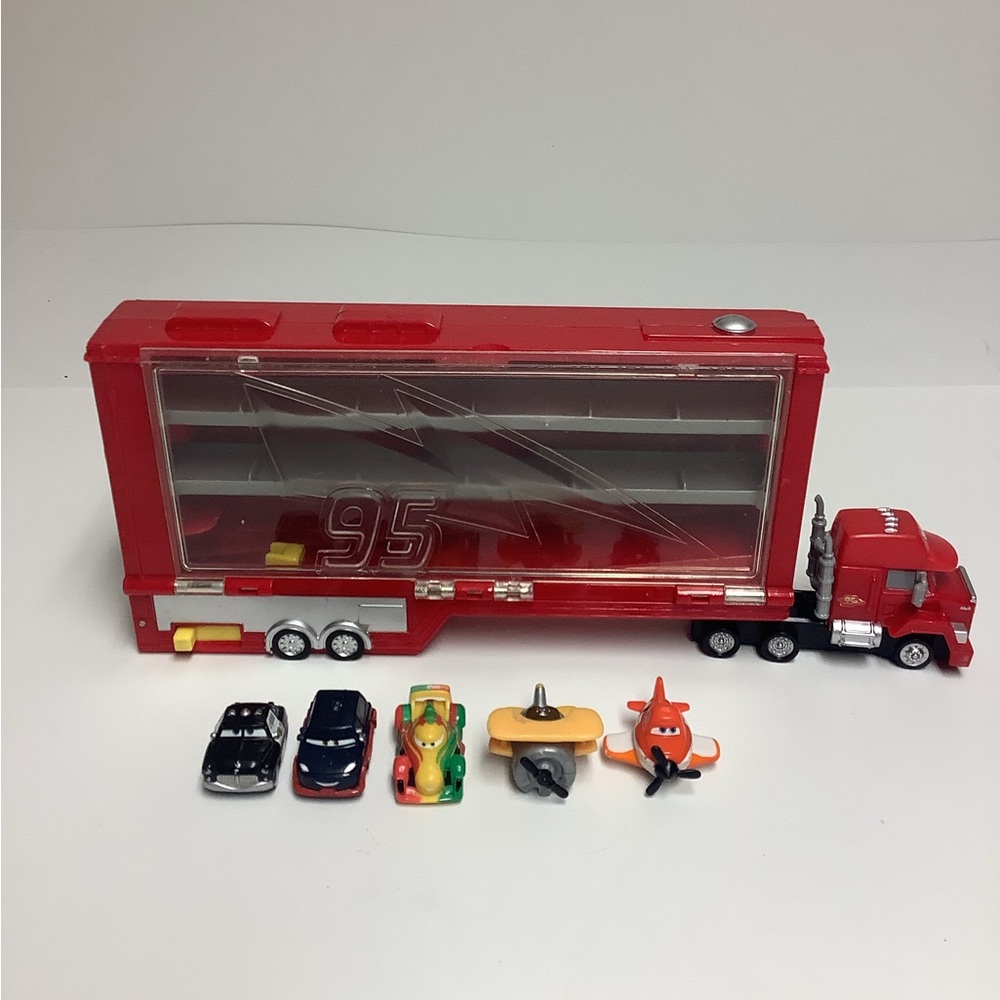 Disney Cars Micro Drifters Mac Truck with Cars & Planes